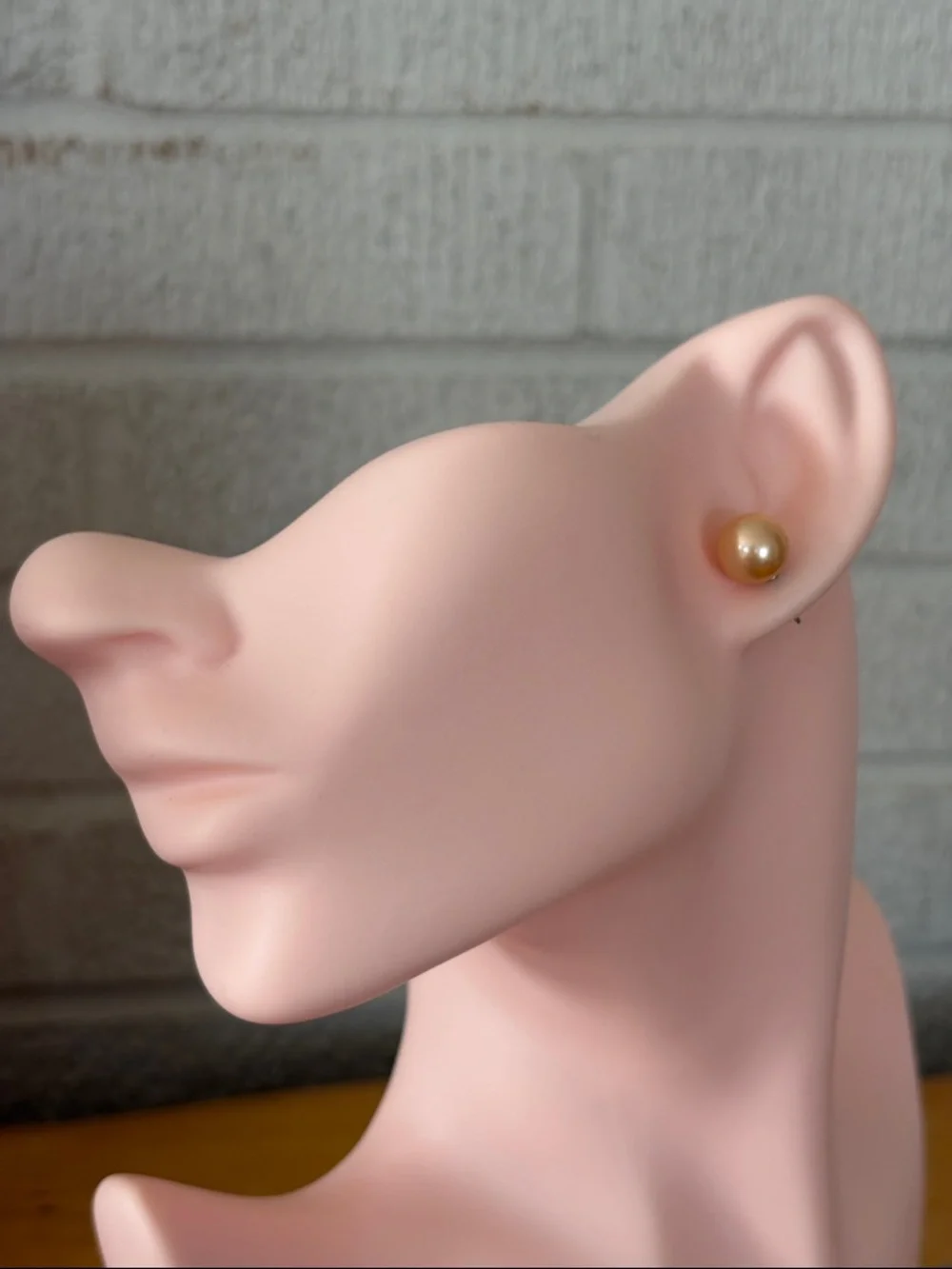 KJL Kenneth Jay Lane Vintage First Lady Simulated Pearl Earrings Set 10mm - Picture 3 of 6
